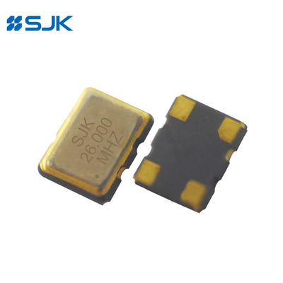 Keandalan Tinggi SJK-8W 19.2MHz SMD3225 VC-TCXO dengan Tipe Output Gelombang Sinus Clipped