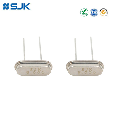 6B Series HC-49S/SS Crystal Unit 3.0MHz hingga 100.0MHz Dengan Toleransi dan Stabilitas yang ketat untuk Sistem Keamanan