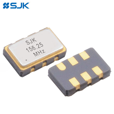 SMD 5032 HCSL Output Differential Oscillator Dukungan 25-200MHz 2.5-3.3V Untuk Fiber Channel